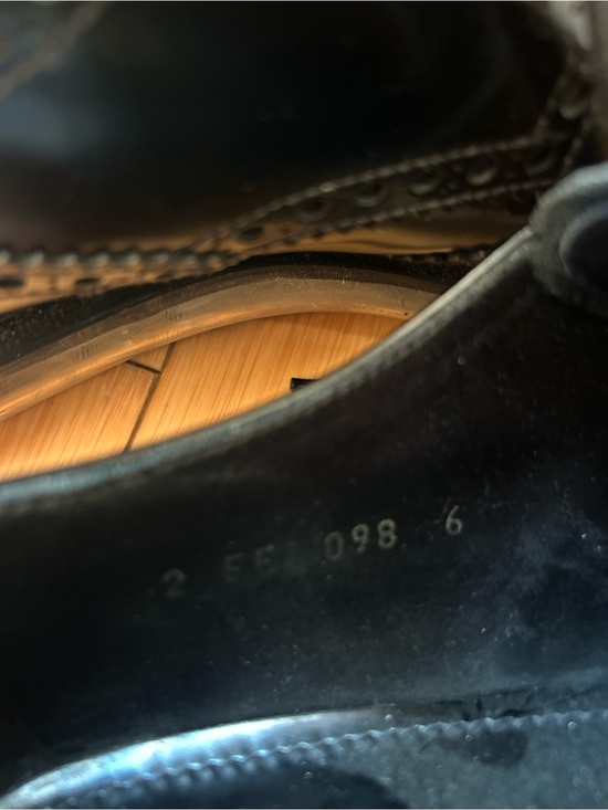 Prada Black Brogue Leather Derby with Transparent Air-Cushion Sole main image 5